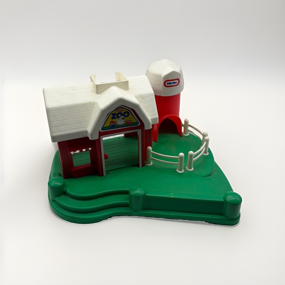 Vintage little Tikes Zoo Missing Top Arch And Doors- Made In USA